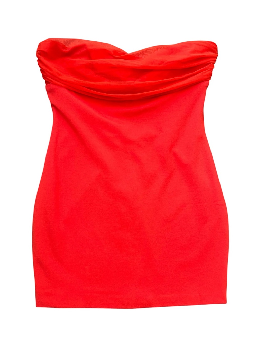 Revolve Superdown Women’s Felina Red Draped Neck Mini Dress with Dupatta Scarf - Picture 3 of 10